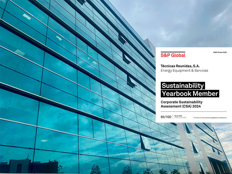 Técnicas Reunidas included in the S&P Global Sustainability Yearbook 2025